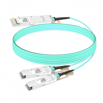 ������ AOC Breakout QSFP-DD � 2*QSFP56 1� - TS-QD400-2Q200-BAOC-1M TELSAR