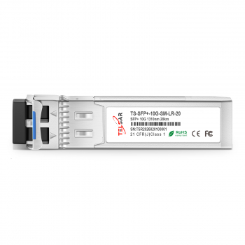 ������ ���������� SFP+ (10G) 1310��, �� 20��, TS-SFP+-10G-SM-LR-20 TELSAR