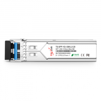 ������ ���������� SFP (1G) ������������, �� 20��, DDM, LC/LC - TS-SFP-1G-I-SM-LX-20 TELSAR