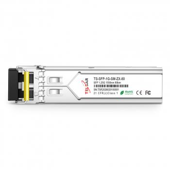 ������ ���������� SFP (1G), �� 80��, DDM, LC/LC - TS-SFP-1G-SM-ZX-80 TELSAR