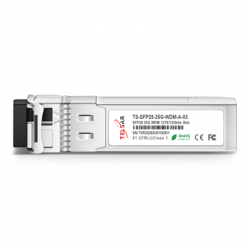 ������ ���������� SFP28 (25G) WDM, �� 80��, DDM, LC - TS-SFP28-25G-WDM-A-80 TELSAR