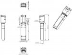 ������ ������ SFP+ (10G) RJ45 �� 30�, TS-RSP-10G-T TELSAR