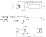 ������ ������ SFP (1G) RJ45 �� 100�, TS-RSP-FE-GE-T TELSAR